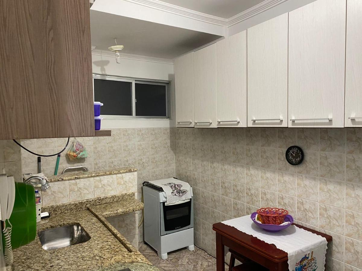 Apartamento Na Praia Grande - Aviacao Bagian luar foto