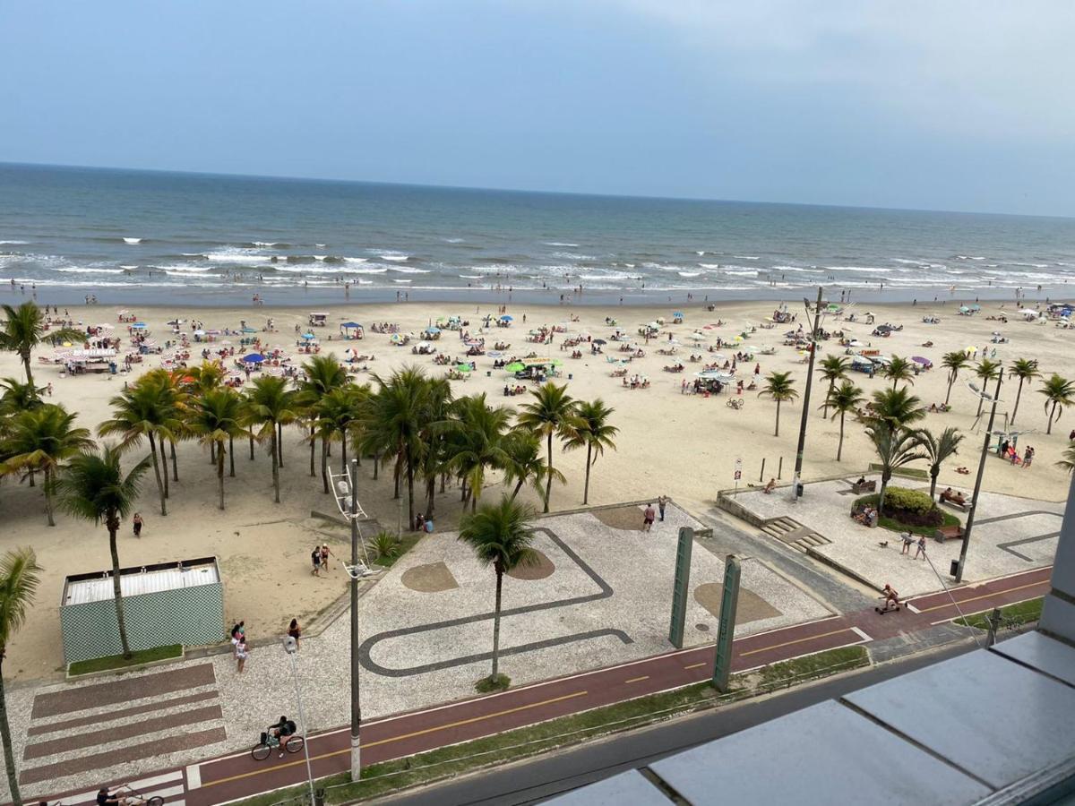 Apartamento Na Praia Grande - Aviacao Bagian luar foto