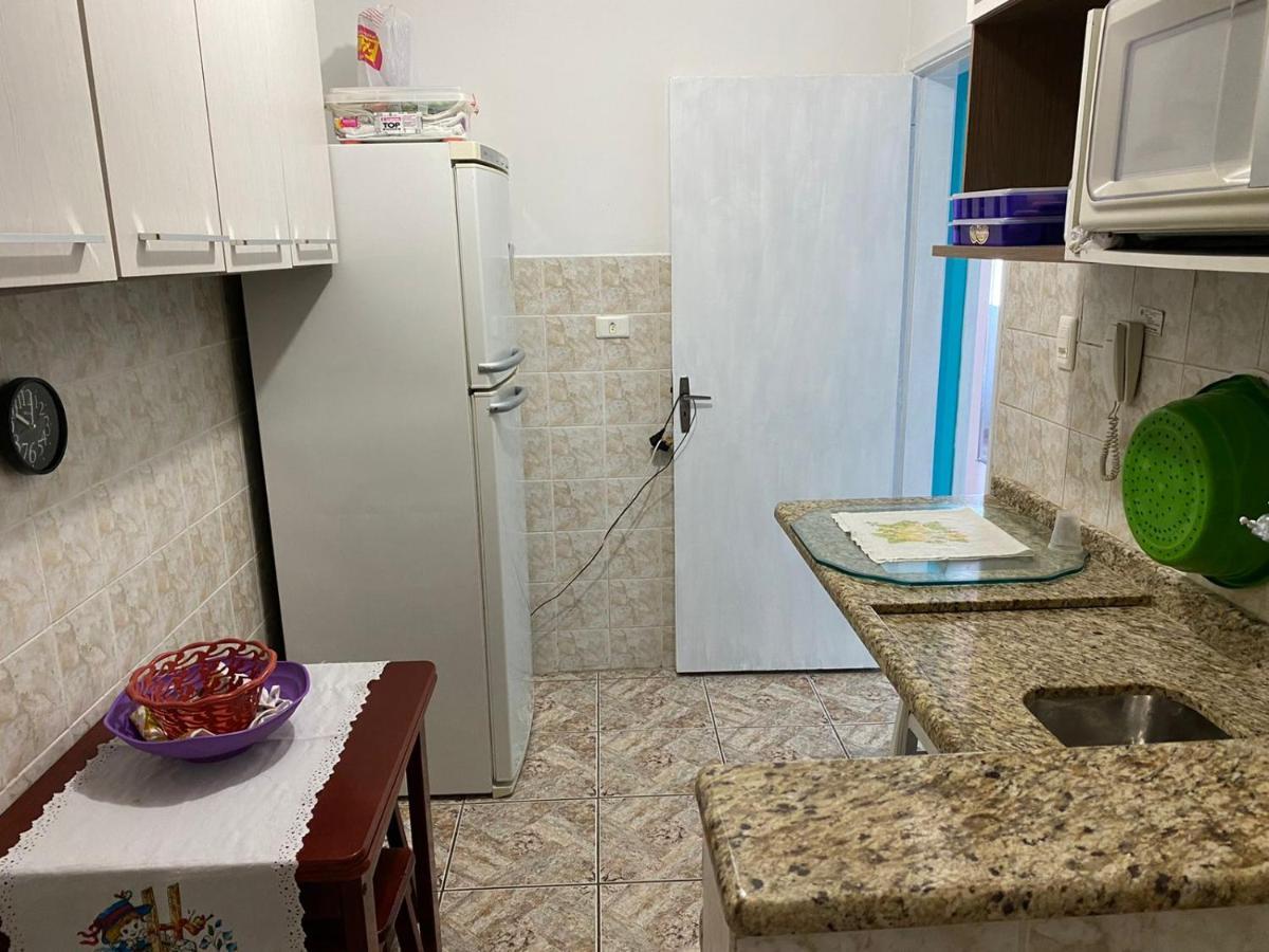 Apartamento Na Praia Grande - Aviacao Bagian luar foto