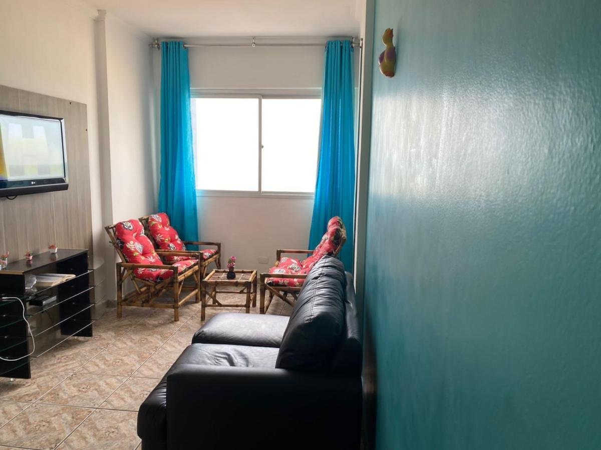 Apartamento Na Praia Grande - Aviacao Bagian luar foto