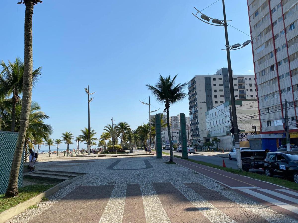 Apartamento Na Praia Grande - Aviacao Bagian luar foto